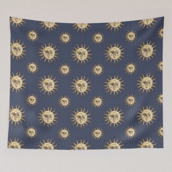 Item preview, Medieval sunshine - on dark blue designed and sold by Luci Power.
