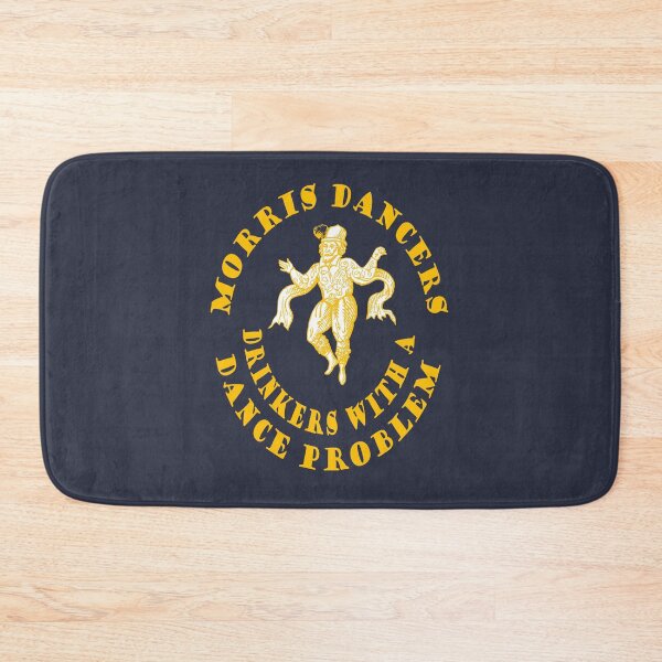 Item preview, Morris Dancers Drinkers With A Dance Problem Yellow Design designed and sold by taiche.