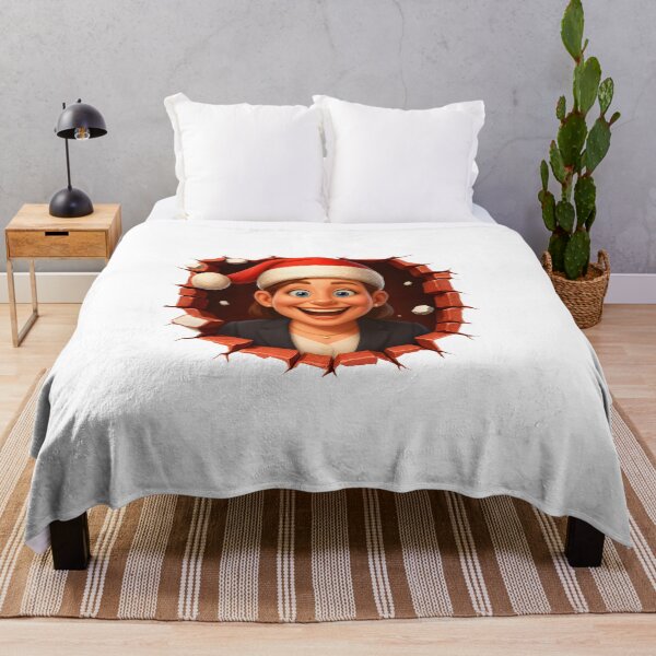 Item preview, Cheerful Christmas Businesswoman Santa Portrait designed and sold by DigiHub Linker.