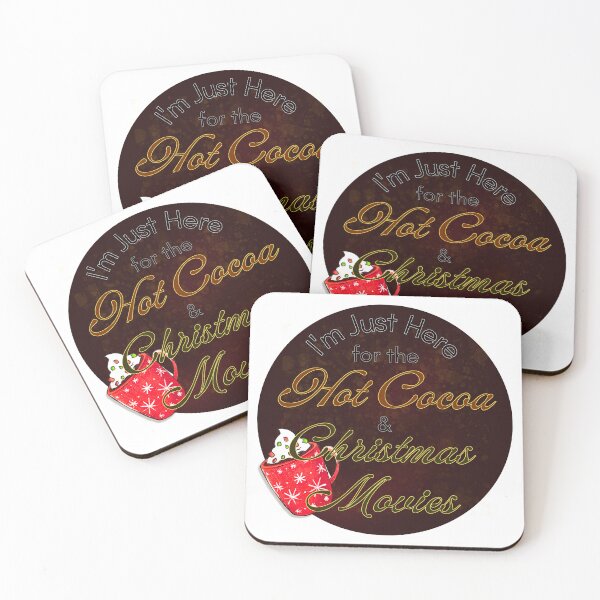 Item preview, Hot Cocoa Christmas Movies Design designed and sold by LP Slow Art.