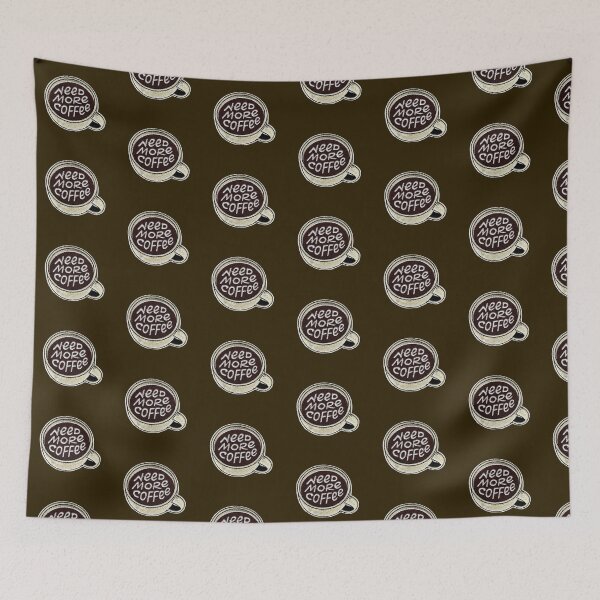Item preview, Need More Coffee Patch Art designed and sold by meepmeep52.