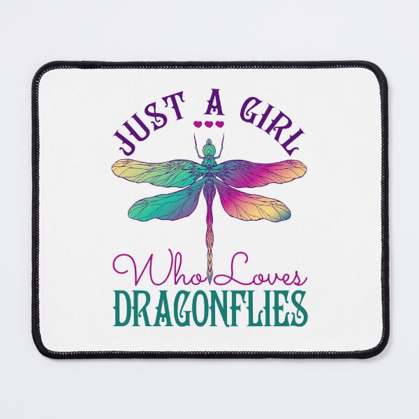 Item preview, Just a Girl Who Loves Dragonflies Dragonfly Lover designed and sold by jaygo.
