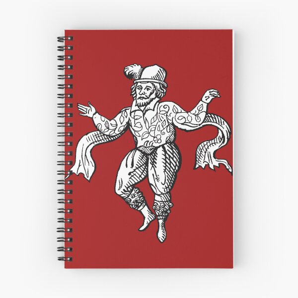 Item preview, Medieval Morris Dancer Black And White Vintage Illustration designed and sold by taiche.