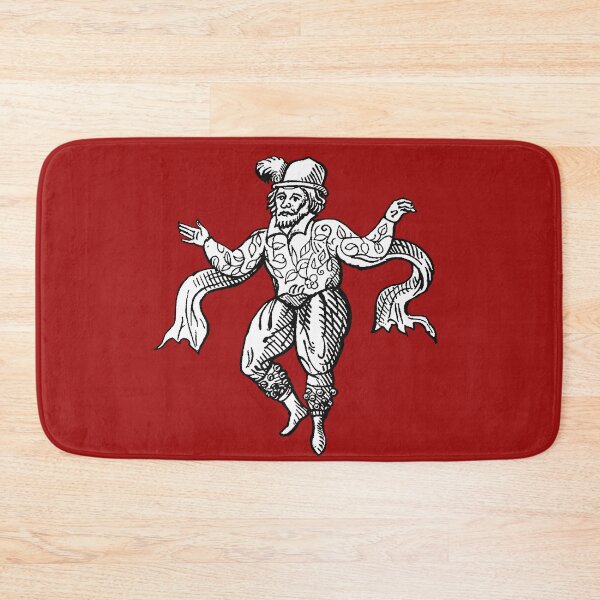 Item preview, Medieval Morris Dancer Black And White Vintage Illustration designed and sold by taiche.