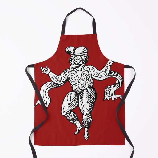 Item preview, Medieval Morris Dancer Black And White Vintage Illustration designed and sold by taiche.