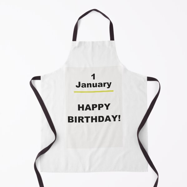 Item preview, Minimalist Happy Birthday Design — January 1 designed and sold by ariksworld.