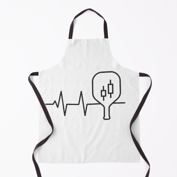 Item preview, Pickleball Pulse – Minimal Heartbeat Paddle Vector Design designed and sold by techy-rrr.