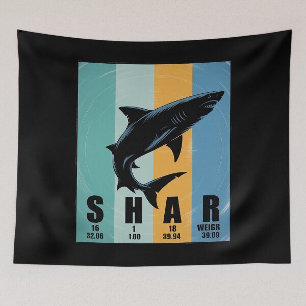 Item preview, Shark Periodic Table Elements Shark Selachimorphaphile  designed and sold by THagBlue.