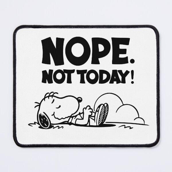 Item preview, Nope not today funny lazy dog sleeping  designed and sold by Trenddesigns24.