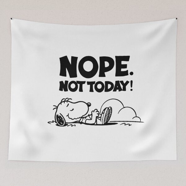 Item preview, Nope not today funny lazy dog sleeping  designed and sold by Trenddesigns24.