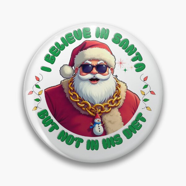 Item preview, Santa's Anti-Diet-Funny Xmas Design  designed and sold by YASSER HEGAZY.