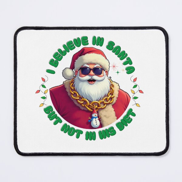 Item preview, Santa's Anti-Diet-Funny Xmas Design designed and sold by YASSER HEGAZY.