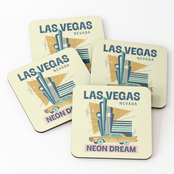 Item preview, Las Vegas Neon Dream - Nevada Vintage Retro Travel Poster designed and sold by AwesomeBeyondLimits.