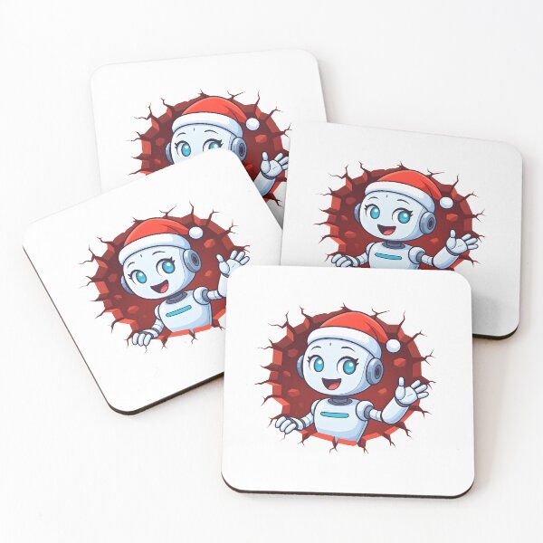Item preview, Cute Christmas Female AI Robot designed and sold by DigiHub Linker.