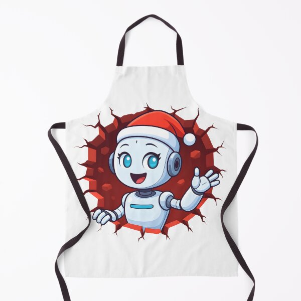 Item preview, Cute Christmas Female AI Robot designed and sold by DigiHub Linker.