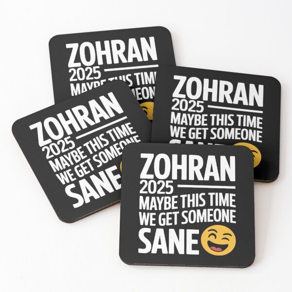 Item preview, Zohran for Mayor - Happy Face Political Campaign Emoji designed and sold by DarylWelsh2024.