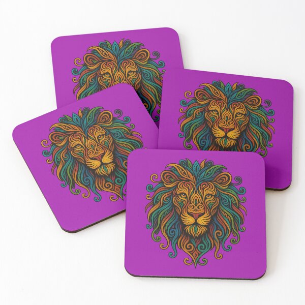 Item preview, Rainbow Tribal Lion Design designed and sold by BrainLag Studio.