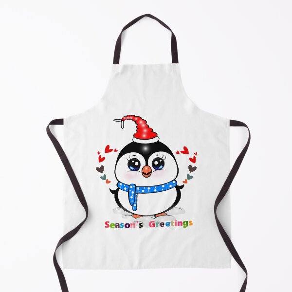 Item preview, Happy Penguin on Christmas Eve designed and sold by Shirley cute art .