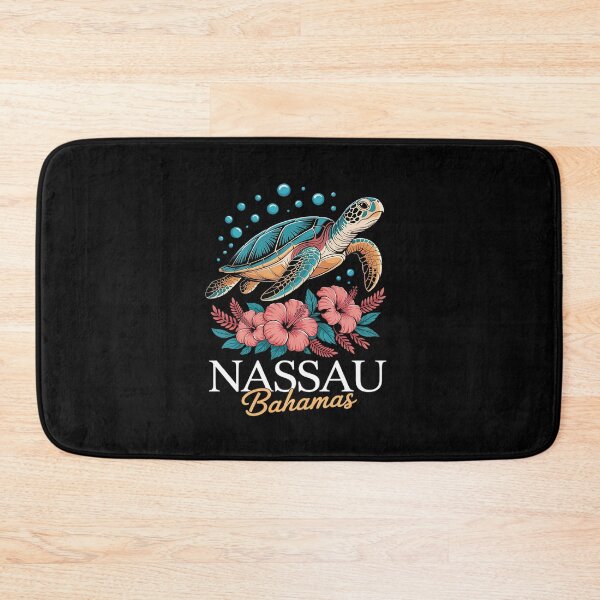 Item preview, Nassau Bahamas Sea Turtle Scuba Diving Surfer Souvenir designed and sold by AnixieArtFun.