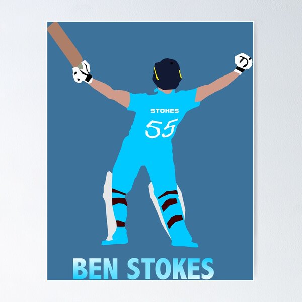 Item preview, Ben Stokes illustration designed and sold by ZooStateofMind.