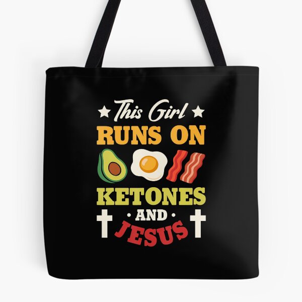 Item preview, This Girl Runs On Ketones And Jesus Christian Nutritionist designed and sold by DawnPatricia.