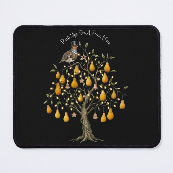 Item preview, Christmas Partridge Pear Tree Holiday Bird Art Design designed and sold by MTJ-Mushrooms.