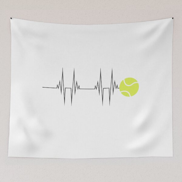 Item preview, Tennis Heartbeat T-Shirt designed and sold by MegaTrendShop.