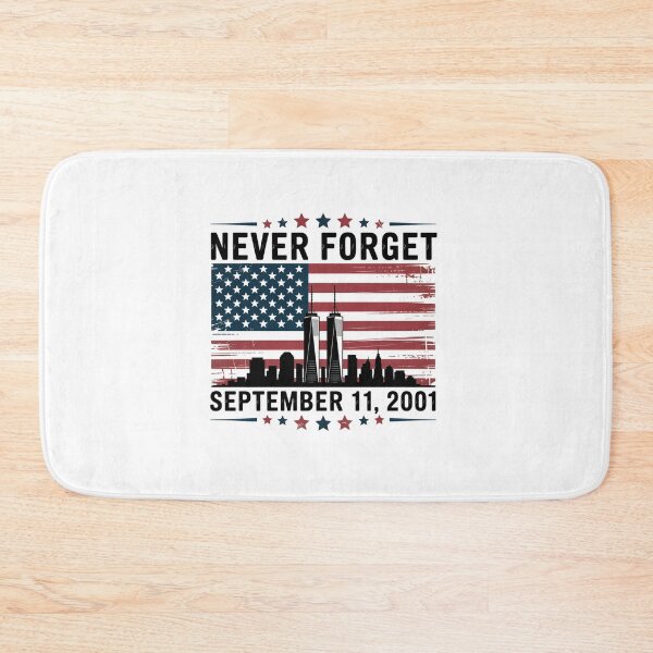 Item preview, Never Forget September 11 2001 Memorial Day American Flag designed and sold by AnixieArtFun.