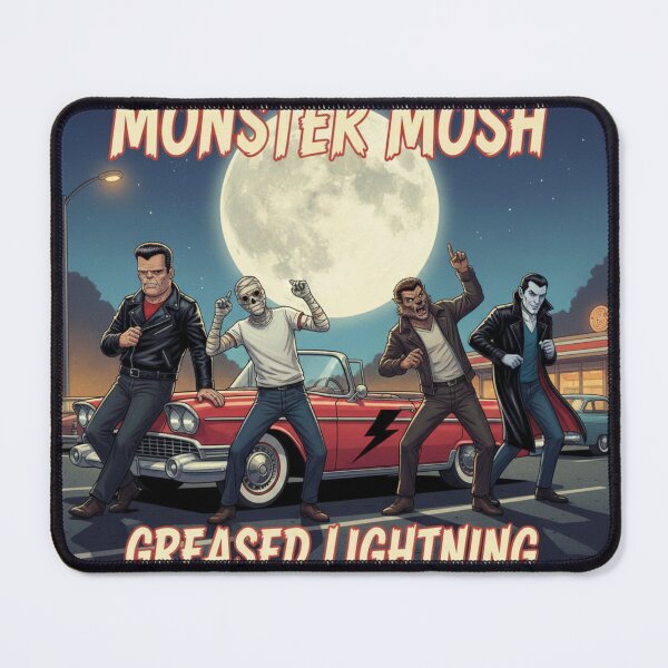 Item preview, Monster Mosh - Greased Lightning designed and sold by ASABCreative.