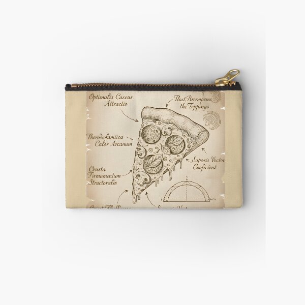 Item preview, Anatomy of a Perfect Pizza Slice - Da Vinci Style designed and sold by GREENZ0NE.
