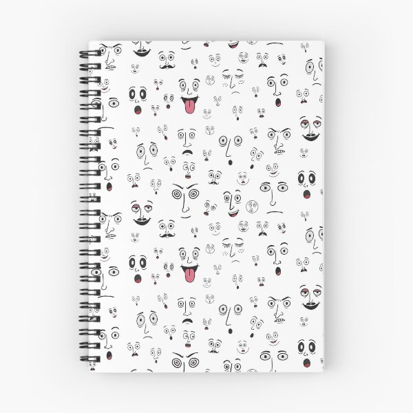Item preview, Quirky Sketchy Line Art Facial Expressions designed and sold by BlendArts.