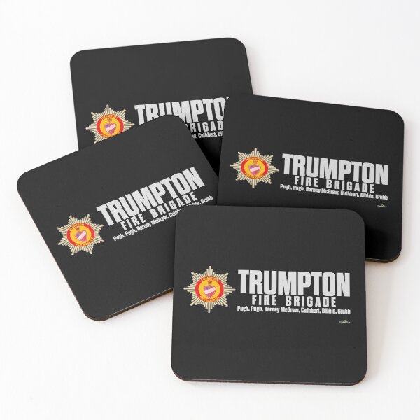 Item preview, Trumpton Fire Brigade Sticker T-Shirt 02 designed and sold by OuterShellUK.