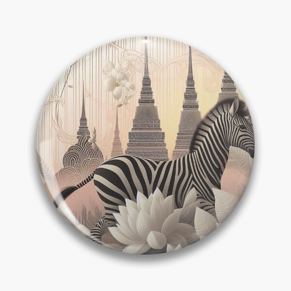 Item preview, Zebra Lines in Thai Minimalism   designed and sold by Vanich-Panich.