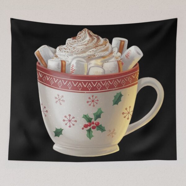 Item preview, Christmas cocoa mug, graphic Xmas cocoa cup  designed and sold by YourTrendyTees.