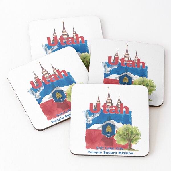 Item preview, Utah Salt Lake City Temple Square LDS Mission designed and sold by Seeshellspace Designs.