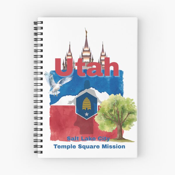 Item preview, Utah Salt Lake City Temple Square LDS Mission designed and sold by Seeshellspace Designs.
