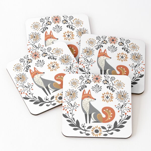 Item preview, Scandinavian folk art, Christmas Fox designed and sold by xiao xuans.