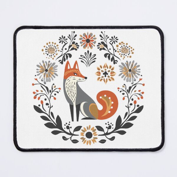 Item preview, Scandinavian folk art, Christmas Fox designed and sold by xiao xuans.