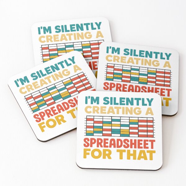 Item preview, I'm Silently Creating A Spreadsheet - Actuary Statistician designed and sold by hemagamo.