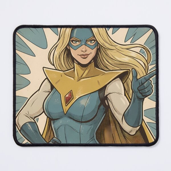 Item preview, Blonde Blazer - Classic Comic Superhero Poster designed and sold by iwzzuel.
