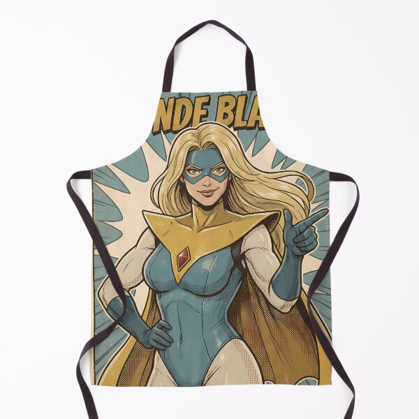 Item preview, Blonde Blazer - Classic Comic Superhero Poster designed and sold by iwzzuel.