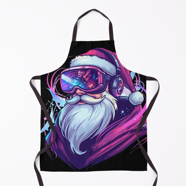 Item preview, Neon Gamer Santa RGB Glow Art designed and sold by SoulenCify.