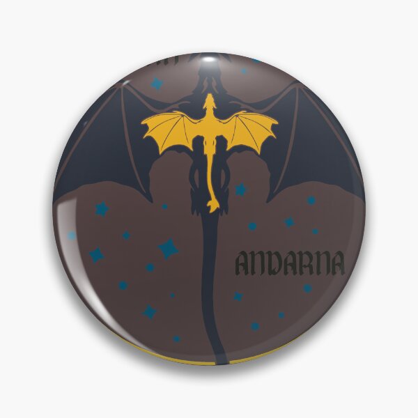 Item preview, Fourth Wing Bond – Tairn & Andarna Embers | Dark Fantasy Dragon Emblem | Empyrean & Black Scale designed and sold by Atypic Mx.