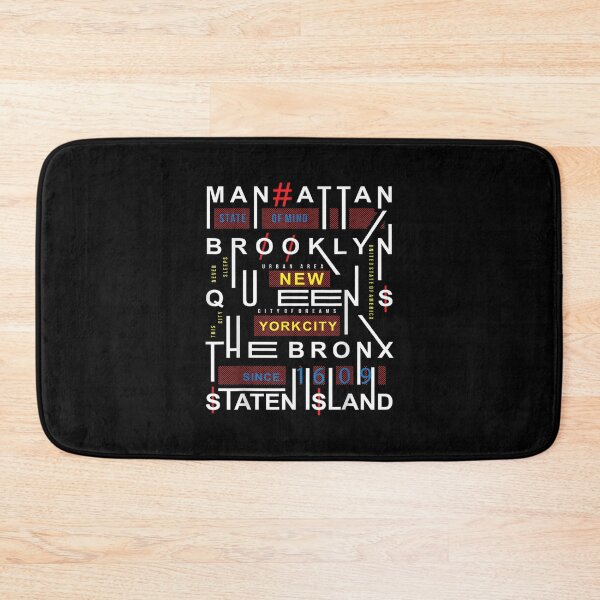 Item preview, New York City Big Apple Bronx Queens Manhattan Staten Island designed and sold by whimsical-Ds.