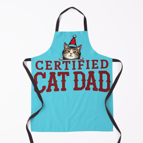 Item preview, Certified Cat Dad – Aussie Christmas Cat Lover Design designed and sold by TroyTheTerrific.
