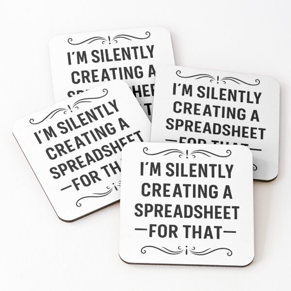 Item preview, I'm Silently Creating A Spreadsheet - Actuary Statistician designed and sold by hemagamo.