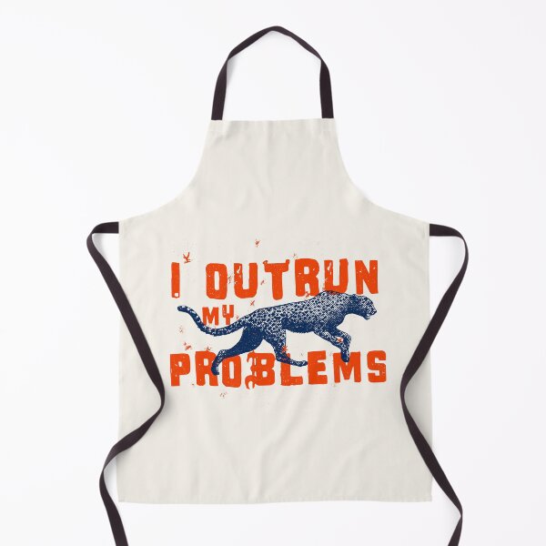 Item preview, I Outrun My Problems – Retro Cheetah Sprint Design designed and sold by drawtoons.