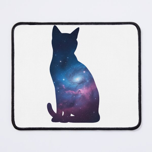 Item preview, Celestial Galaxy Cat Silhouette designed and sold by Trind-Tshirt.