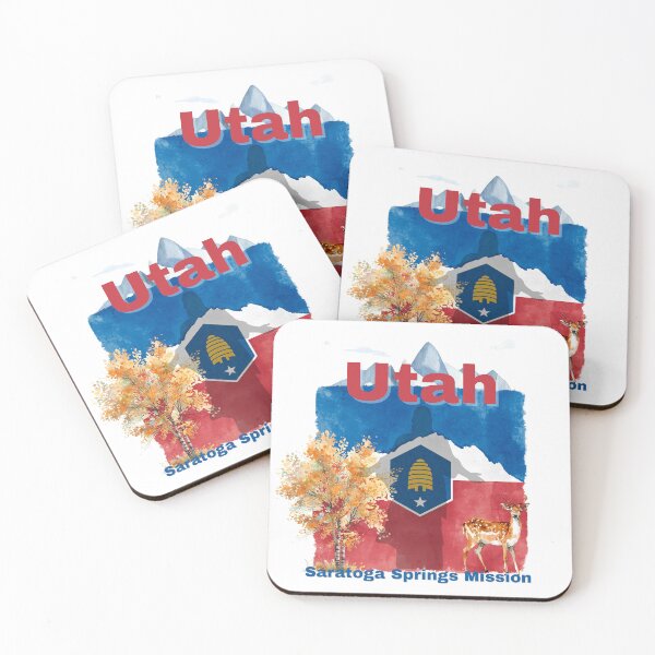 Item preview, Utah Saratoga Springs LDS Mission designed and sold by Seeshellspace Designs.