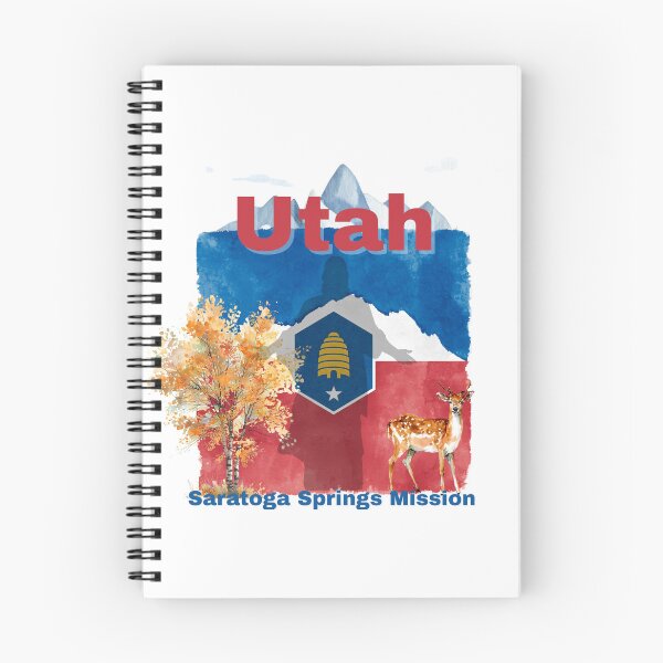 Item preview, Utah Saratoga Springs LDS Mission designed and sold by Seeshellspace Designs.